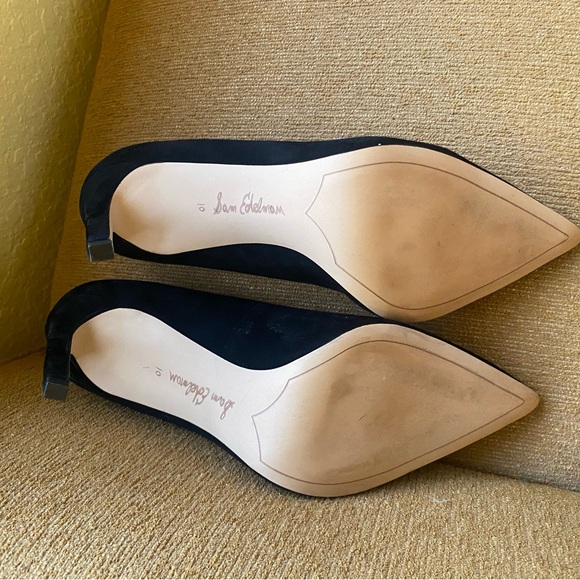 Sam Edelman Black stilettos, suede. Never worn. - Picture 5 of 5